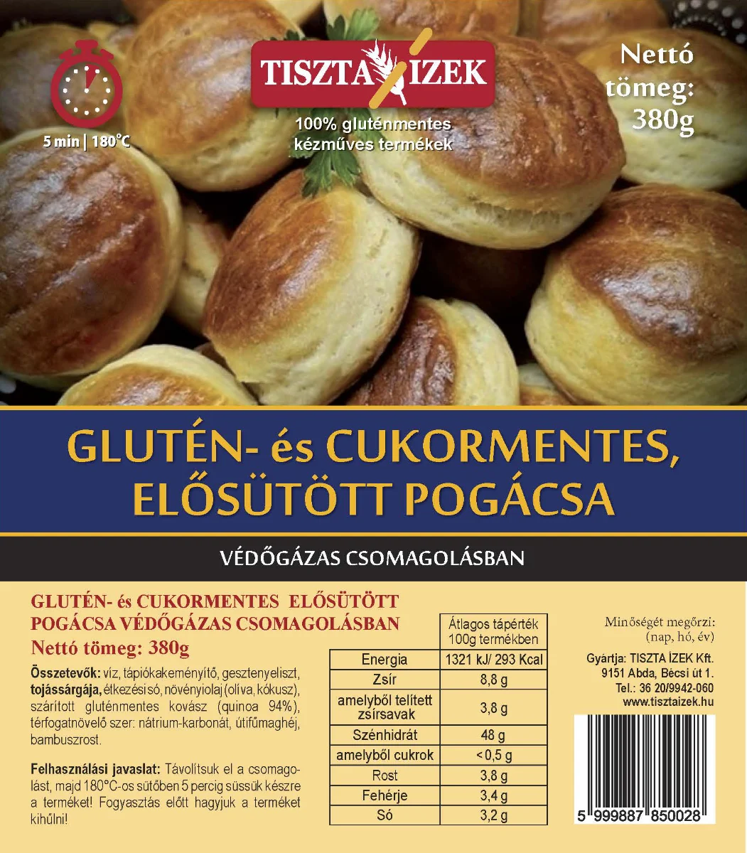 Gluténmentes pogácsa